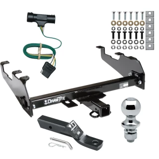 Trailer Tow Hitch For 75-84 Chevy GMC C/K Deepdrop Cowboy Bumper Complete Package w/ Wiring and 1-7/8" Ball