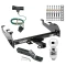Trailer Tow Hitch For 75-84 Chevy GMC C/K Deepdrop Cowboy Bumper Complete Package w/ Wiring and 2" Ball