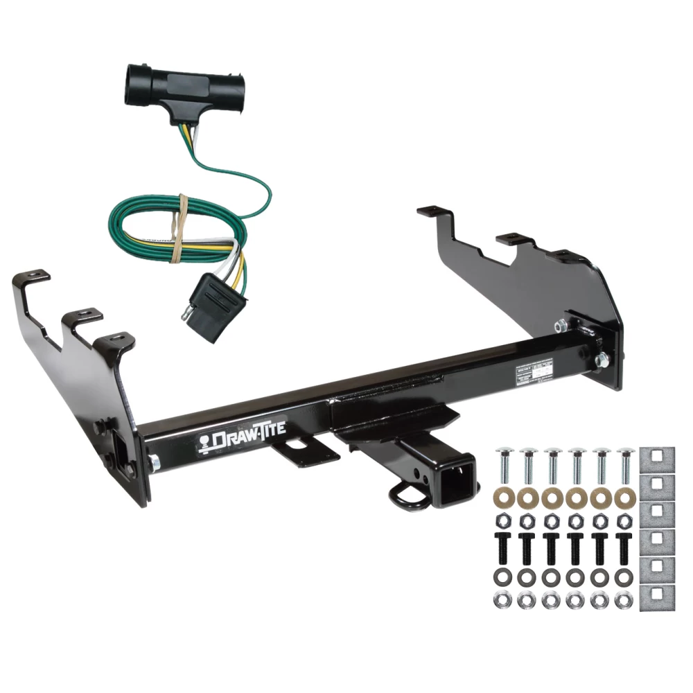 Trailer Tow Hitch For 75-84 Chevy GMC C/K Deepdrop Cowboy Bumper w/ Wiring Harness Kit