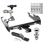Custom Fit Trailer Hitch Wiring Harness (Plug & Play) 2" Drop Ball-Mount w/ Pin/Clip 1-7/8" Chrome Ball Installation Hardware Installation Instructions 41504 118312 23 63816 Draw-Tite Trailer Tow Hitch 85-86 88-91 Chevy GMC C/K w/Deep Drop Trailer Tow Hitch For 85-86 88-91 Chevy GMC C/K w/Deep Drop Bumper Complete Package w/ Wiring and 1-7/8" Ball