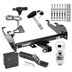 Trailer Tow Hitch For 63-87 Chevy GMC C/K 63-79 Ford 68-94 Dodge 74-88 Ramcharger w/ Deepdrop Cowboy Bumper Deluxe Package Wiring 2" Ball and Lock