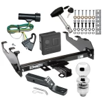 Trailer Tow Hitch For 80-86 Ford F-100 F-150 F-250 F-350 Bronco Deluxe Package Wiring 2" Ball and Lock