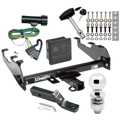 Trailer Tow Hitch For 80-86 Ford F-100 150 250 350 Bronco Deepdrop Cowboy Bumper 99-00 F-350 Super Duty Deluxe Package Wiring 2" Ball and Lock