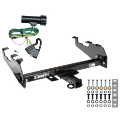 Trailer Tow Hitch For 80-86 Ford F-100 150 250 350 Bronco Deepdrop Cowboy Bumper 99-00 F-350 Super Duty w/ Wiring Harness Kit