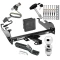 Trailer Tow Hitch For 87-96 Ford F-150 F-250 F-350 88-97 F-Super Duty 97 Heavy Duty Deepdrop Cowboy Bumper Deluxe Package Wiring 2" Ball and Lock