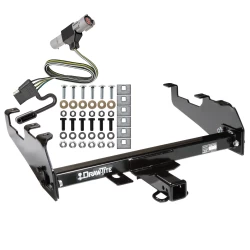 Trailer Tow Hitch For 87-96 Ford F-150 F-250 F-350 88-97 F-Super Duty 97 Heavy Duty Deepdrop Cowboy Bumper w/ Wiring Harness Kit