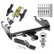 Trailer Tow Hitch For 86-94 Dodge D/W w/Deep Drop Bumper Complete Package w/ Wiring and 1-7/8" Ball