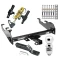 Trailer Tow Hitch For 86-93 Dodge D/W Series Ram Pickup 94 Ram 1500 Deepdrop Cowboy Bumper Complete Package w/ Wiring and 2" Ball