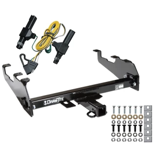 Trailer Tow Hitch For 86-94 Dodge D/W w/Deep Drop Bumper w/ Wiring Harness Kit