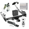 Trailer Tow Hitch For 95-02 Dodge Ram 1500 2500 3500 w/Deepdrop Cowboy Bumper Deluxe Package Wiring 2" Ball and Lock