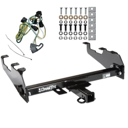 Trailer Tow Hitch For 95-02 Dodge Ram 1500 2500 3500 w/Deepdrop Cowboy Bumper w/ Wiring Harness Kit