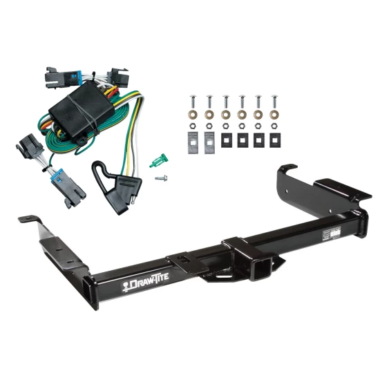 Custom Fit Trailer Hitch Wiring Harness (Plug & Play) Installation Hardware Installation Instructions 41521 118377 Reese Trailer Tow Hitch 00-02 Chevy Express GMC Savana 1500 2500 3500 Wiring Harness Kit 00 01 02 2000 2001 2002 Trailer Tow Hitch For 00-02 Chevy Express GMC Savana 1500 2500 3500 w/ Wiring Harness Kit
