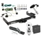 Trailer Tow Hitch For 03-23 Chevy Express GMC Savana 1500 2500 3500 Deluxe Package Wiring 2" Ball and Lock