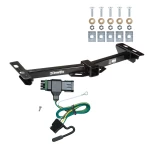 Trailer Tow Hitch For 88-00 Chevy GMC C/K Pickup Roll Pan Bumper w/ Wiring Harness Kit