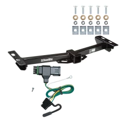 Trailer Tow Hitch For 88-00 Chevy GMC C/K w/Aftermarket Roll Pan w/ Wiring Harness Kit