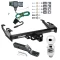 Trailer Tow Hitch For 88-00 Chevy GMC C/K C1500 C2500 C3500 K1500 K2500 K3500 Complete Package w/ Wiring and 2" Ball