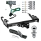 Trailer Tow Hitch For 88-00 Chevy GMC C/K Pickup Standard or Step Bumper Complete Package w/ Wiring and 1-7/8" Ball