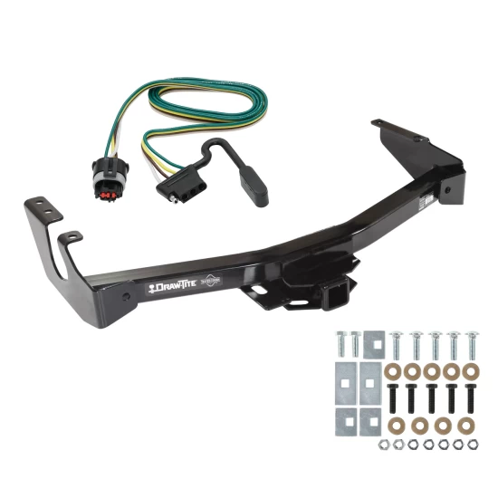 Trailer Tow Hitch For 94-98 Dodge Van w/ Standard Bumper w/ Wiring Harness Kit