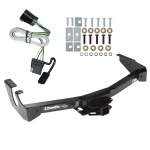Trailer Tow Hitch For 99-00 Dodge Van w/ Standard Bumper w/ Wiring Harness Kit