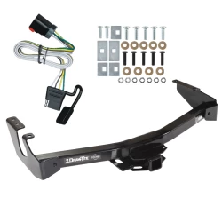 Trailer Tow Hitch For 99-00 Dodge Van Ram 1500 2500 3500 w/ Wiring Harness Kit