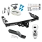 Trailer Tow Hitch For 99-06 Chevy Silverado GMC Sierra 1500 HD 99-04 2500 LD (07-07 Classic) Standard or Step Bumper Complete Package w/ Wiring and 2" Ball