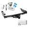 Trailer Tow Hitch For 99-06 Chevy Silverado GMC Sierra 1500 HD 99-04 2500 LD (07-07 Classic) Standard or Step Bumper w/ Wiring Harness Kit