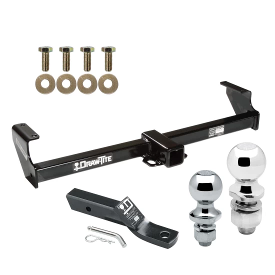 Custom Fit Trailer Hitch 2" Drop Ball-Mount w/ Pin/Clip 1-7/8" and 2" Chrome Ball Installation Hardware Installation Instructions 41537 23 63845 63816 Draw-Tite Trailer Tow Hitch 99-05 Suzuki Grand Vitara Chevy Tracker 02-06 XL-7 Receiver Trailer Tow Hitch For 99-05 Suzuki Grand Vitara Chevy Tracker 02-06 XL-7 Receiver w/ 1-7/8" and 2" Ball