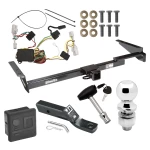 Trailer Tow Hitch For 01-03 Toyota Highlander All Models Deluxe Package Wiring 2" Ball and Lock