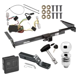 Trailer Tow Hitch For 01-03 Toyota Highlander All Models Deluxe Package Wiring 2" Ball and Lock