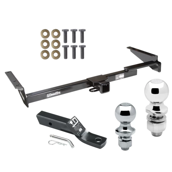 Trailer Tow Hitch For 99-03 Lexus RX300 01-03 Toyota Highlander Receiver w/ 1-7/8" and 2" Ball