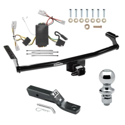 Trailer Tow Hitch For 01-06 Hyundai Santa Fe All Models Complete Package w/ Wiring and 1-7/8" Ball