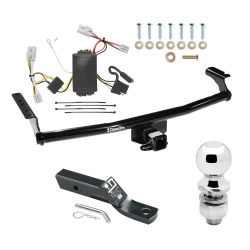 Trailer Tow Hitch For 01-06 Hyundai Santa Fe All Models Complete Package w/ Wiring and 2" Ball