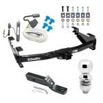 Trailer Tow Hitch For 01-10 Chevy Silverado GMC Sierra 2500 HD 3500 HD 07-07 Classic Complete Package w/ Wiring and 2" Ball