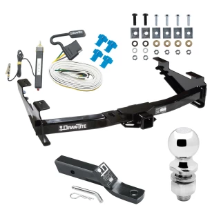 Trailer Tow Hitch For 01-10 Chevy Silverado GMC Sierra 2500 HD 3500 HD 07-07 Classic Complete Package w/ Wiring and 2" Ball