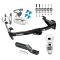Trailer Tow Hitch For 01-10 Chevy Silverado GMC Sierra 2500 HD 3500 HD 07-07 Classic Complete Package w/ Wiring and 2" Ball