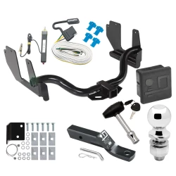Trailer Tow Hitch For 04-05 Ford F-150 06-06 Lincoln Mark LT Deluxe Package Wiring 2" Ball and Lock