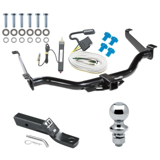 Trailer Tow Hitch For 04-15 Nissan TITAN w/ Existing USCAR 7-way Complete Package w/ Wiring and 1-7/8" Ball