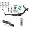 Trailer Tow Hitch For 04-15 Nissan TITAN w/ Existing USCAR 7-way Complete Package w/ Wiring and 1-7/8" Ball