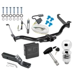 Trailer Tow Hitch For 04-15 Nissan TITAN w/ Existing USCAR 7-way Deluxe Package Wiring 2" Ball and Lock