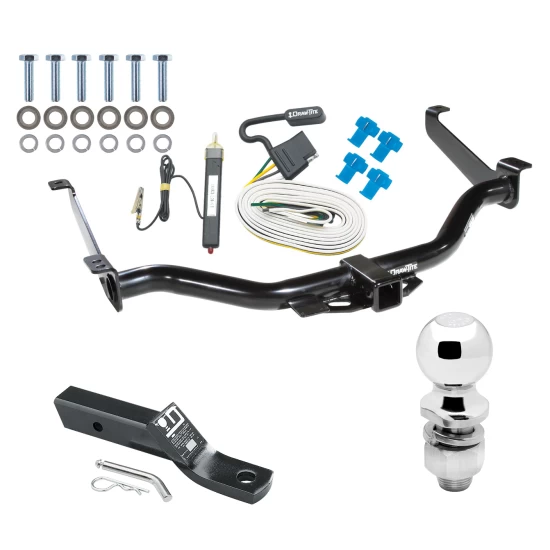 Trailer Tow Hitch For 04-15 Nissan TITAN w/ Existing USCAR 7-way Complete Package w/ Wiring and 2" Ball