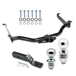 Trailer Tow Hitch For 04-15 Nissan TITAN All Models Receiver w/ 1-7/8" and 2" Ball