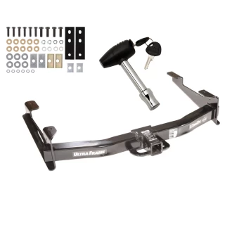 Trailer Hitch For 01-10 Chevy Silverado GMC Sierra 2500 3500 HD 2007 Classic, 6-1/2 & 8 Foot Bed w/ Security Lock Pin Key