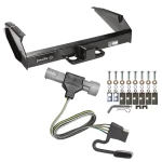 Class 5 Trailer Tow Hitch For 87-96 Ford F-150 F-250 F-350 97 Heavy Duty Standard Bed & Bumper w/ Wiring Harness Kit
