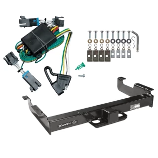Class 5 Trailer Tow Hitch For 00-02 Chevrolet Express GMC Savana 1500 2500 3500 w/ Wiring Harness Kit