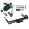 Class 5 Trailer Tow Hitch For 00-02 Chevrolet Express GMC Savana 1500 2500 3500 w/ Wiring Harness Kit
