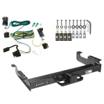 Class 5 Trailer Tow Hitch For 03-24 Chevy Express GMC Savana 1500 2500 3500 w/ Wiring Harness Kit