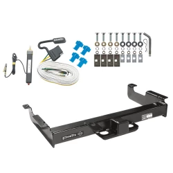 Class 5 Trailer Tow Hitch For 03-27 Chevy Express GMC Savana 1500 2500 3500 w/ Wiring Harness Kit