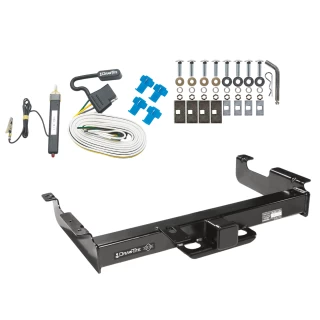 Class 5 Trailer Tow Hitch For 03-27 Chevy Express GMC Savana 1500 2500 3500 w/ Wiring Harness Kit
