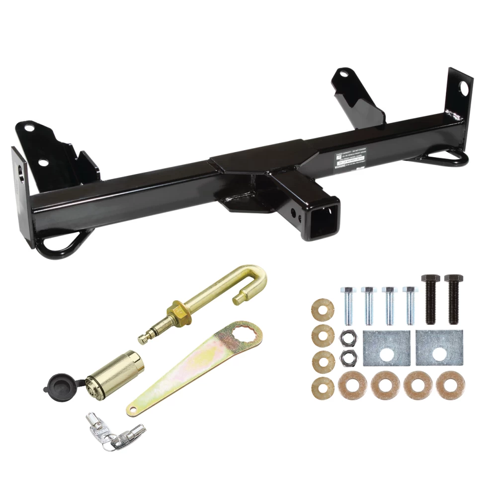 Front Mount Trailer Tow Hitch For Draw-Tite Front Mount Trailer Hitch For 94-01 Dodge Ram 1500 94-02 Ram 2500 3500 w/ J-Pin Anti-Rattle Lock