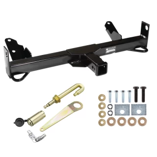Front Mount Trailer Tow Hitch For Draw-Tite Front Mount Trailer Hitch For 94-01 Dodge Ram 1500 94-02 Ram 2500 3500 w/ J-Pin Anti-Rattle Lock